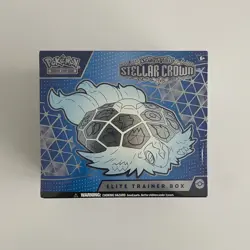 Pokemon TCG Scarlet & Violet Stellar Crown ETB Elite Trainer Box Sealed New - Image 1
