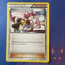 XY Flashfire - LP - Pokemon Center Lady 93/106 Pokemon English (US Seller) - Image 1