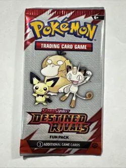 1 pk - Pokemon Scarlet & Violet Destined Rivals Fun Booster Pack - Image 1