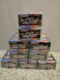 9 X Pokemon Vmax Climax Japanese Booster Box US Seller Lot Of 9 - Image 1