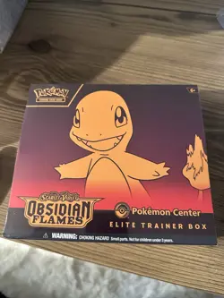 Obsidian Flames Pokemon Center ETB Elite Trainer Box (Exclusive) Pokemon TCG ‘23 - Image 1