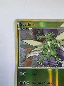 Pokemon TCG Scyther 65/90 Reverse Holo HGSS Undaunted 2010 MP - Image 2