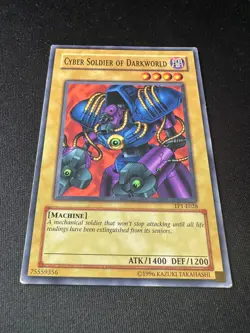 Yu-Gi-Oh! Cyber Soldier of Darkworld TP1-E028 LP Tournament Pack 1 Promo YuGiOh - Image 2
