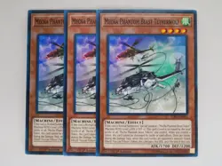 3x YuGiOh Mecha Phantom Beast Tetherwolf - SDPL-EN011 - Common - 1st Ed M/NM X3 - Image 1