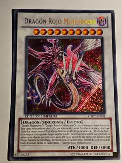 Majestic Red Dragon●YUGIOH●CT07●SPANISH●SECRET RARE●LIMITED EDITION●NM●37175 - Image 1