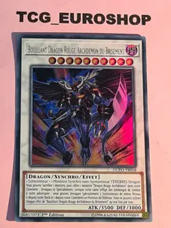 HOT RED DRAGON ARCHFIEND BANE | YUGIOH | DUPO | FRENCH | ULTRA RARE | NM #103 - Image 1