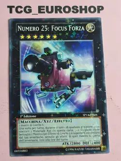 NUMBER 25: FORCE FOCUS ● YUGIOH ● SP14 ● ITALIAN ● STARFOIL RARE ● NM ● #2732 - Image 1