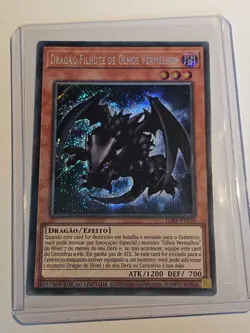 Red-Eyes Baby Dragon●SECRET RARE●YUGIOH●LDS1●PORTUGUESE●LIMITED EDITION●NM●TL98 - Image 1