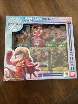 One Piece Card Game Illustration Box Vol 3 & Vol 4 (8 Boosters Factory Sealed) - Image 2
