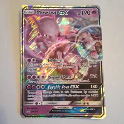 Mewtwo GX SM196 Jumbo Cards Holo PROMO LP Pokemon TCG - Image 3
