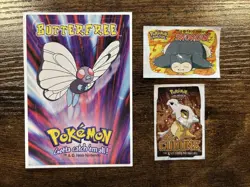 Butterfree Vending Machine Sticker Card - 1999 Pokemon - A&A Global Industries - Image 1
