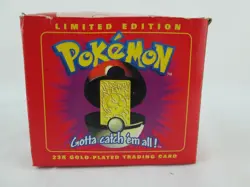 Jigglypuff 1999 Burger King 23k Gold Plated Card - Pokemon TCG w/Poke Ball & COA - Image 2