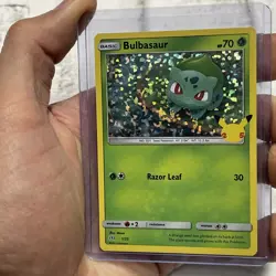 Pokemon TCG Bulbasaur 1/25 Holo McDonald’s Promo 25th Anniversary 2021 NM Card - Image 2