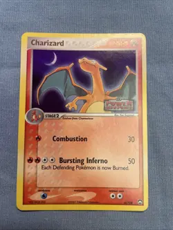 Pokemon TCG Charizard Holo Rare Card 6/108 EX Power Keepers LP Condition - Image 1