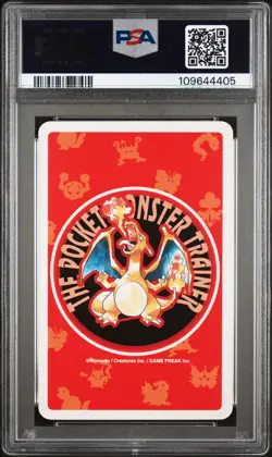 1996 POKEMON RED POKER CARD #059 ARCANINE PSA 10 GEM MINT KING OF CLUBS - Image 2