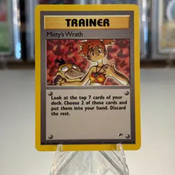 Misty’s Wrath 114/132 Uncommon Gym Heroes - NM Pokemon Card - Image 1