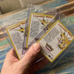 Pokemon Cards Sealed Legendary Birds Promo 3Set Zapdos Articuno Moltres 2000 - Image 1