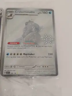Pokemon Eevee/Glaceon Snowflake Stamped/Black Star Promo Holo Cards - Image 5