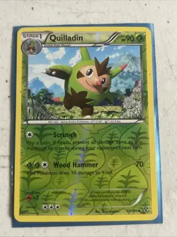 Pokemon TCG Card 2014 XY Base Set - Quilladin 13/146 Reverse Holo - Image 1