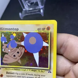 Pokemon Card - 1st Edition Hitmontop Neo Discovery 3/75 Holo Rare - Image 3