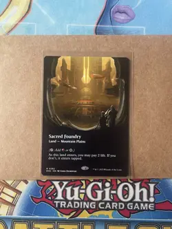 Mtg Edge Of Eternity Sacred Foundry Rare 0282 Borderless Non Foil NM Card - Image 2