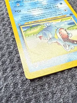 Totodile 81/111 Neo Genesis 1st Edition Pokemon Card - MP Small Dent See Images - Image 4