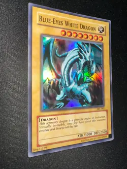 Yu-Gi-Oh! BLUE EYES WHITE DRAGON SKE-001 Super Rare UNLIMITED YuGiOh Card - VLP - Image 2