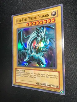 Yu-Gi-Oh! BLUE EYES WHITE DRAGON SKE-001 Super Rare UNLIMITED YuGiOh Card - VLP - Image 3