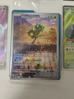Pokemon Sealed Teal Mask Ogerpon Promo/Illustration Rare/Full Art Holo Cards - Image 3