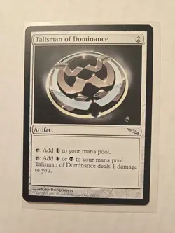Talisman of Dominance - Mirrodin - LP - Uncommon - Artifact - MTG Magic - Image 1