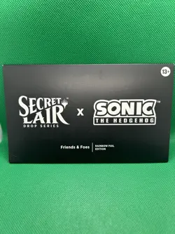 Magic The Gathering Secret Lair Sonic: Friends and Foes Rainbow Foil Sealed - Image 1