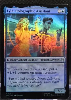 Lyla, Holographic Assistant #7 Spider-Man Eternal Foil Uncommon - Image 1
