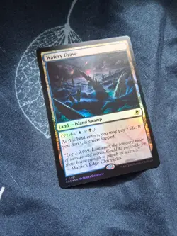 Watery Grave FOIL 261 Edge of Eternities EOE MTG Rare Land Unplayed Mint M/NM - Image 2