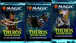 MTG MAGIC 3 BOOSTERS THEROS BEYOND DEATH ANGLAIS - Image 1