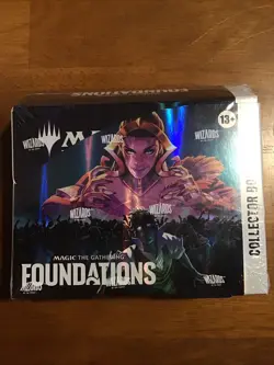 Magic The Gathering MTG Foundations Collector Booster Box English SEALED NEW - Image 1