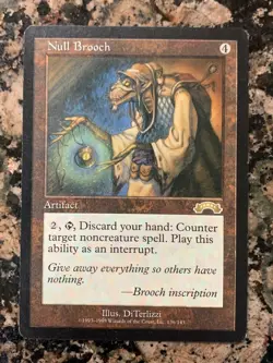 MTG Null Brooch x1 Exodus, Magic the Gathering - Image 1