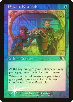 Urza's Destiny MTG FOIL Private Research Magic - Image 1