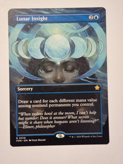 Lunar Insight FDN Foundations MTG 310 RARE BORDERLESS M/NM 1x - Image 1