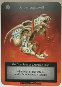 Screaming Skull Nonfoil - Sorcery Contested Realm Alpha - Image 1