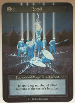 Recall Nonfoil - Sorcery Contested Realm Alpha - Image 1