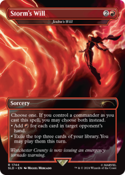 MTG Storm's Will - Jeska's Will, NM-Mint, English Secret Lair Drop Series - Image 1