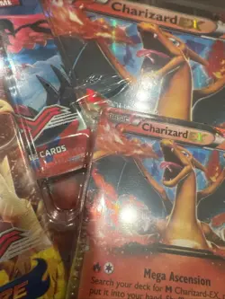 2014 Sealed XY Charizard EX Pokemon Collection Box With Torn Wrap - Image 3