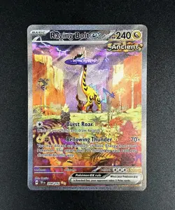Pokemon Raging Bolt Ex 208/162 SIR Temporal Forces - Image 1