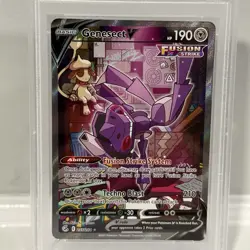 2021 POKEMON SWORD SHIELD FUSION STRIKE FA GENESECT V #255 PSA 10 GEM MT - Image 2