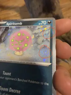 Triple Swirl Spiritomb 129/198 Cosmos Holo Exclusive - Pokemon TCG NM - Image 1