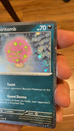 Triple Swirl Spiritomb 129/198 Cosmos Holo Exclusive - Pokemon TCG NM - Image 2
