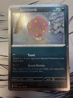 Triple Swirl Spiritomb 129/198 Cosmos Holo Exclusive - Pokemon TCG NM - Image 4