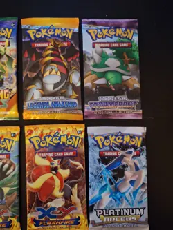 Lot Of 8 Pokemon Booster Packs Sealed Old Sets Diamond & Pearl / XY Era - Image 3