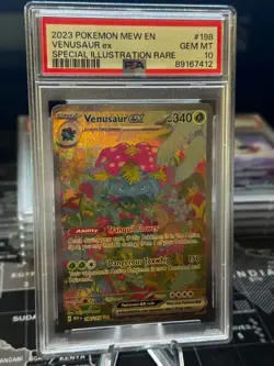 Pokemon 2023 Venusaur ex 198/165 Full Art SIR 151 GEM MINT PSA 10 - Image 1