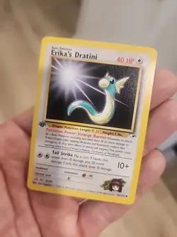 Erika's Dratini - 1st Edition - 42/132 Gym Heroes - Pokemon TCG - 2000 - Image 1